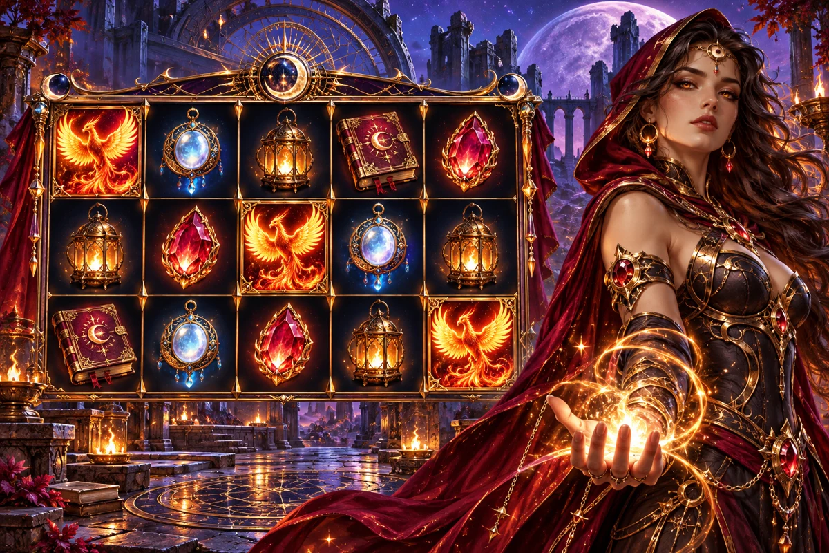 Veil of Embers: astral sorceress with ember-themed reels